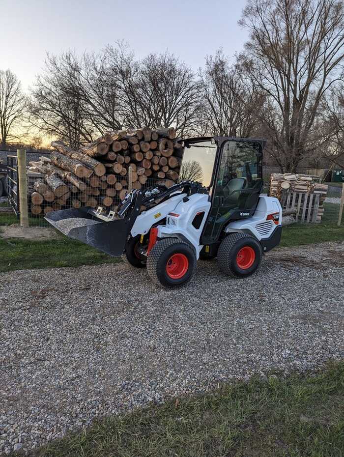 Bobcat equipment for tree and land work